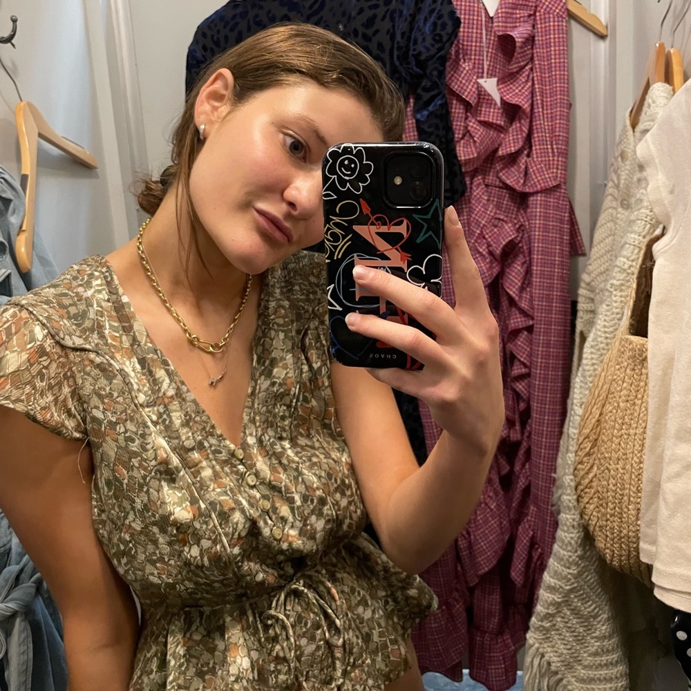 Anne Klein Green Top